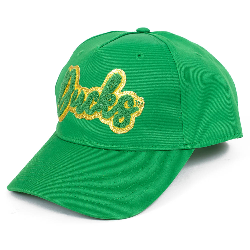 Ducks Spirit, Zoozatz, Green, Curved Bill, Polyester, Accessories, Women, Structured, Sparkle, Outline design, Chenille, Adjustable, Hat, 944914